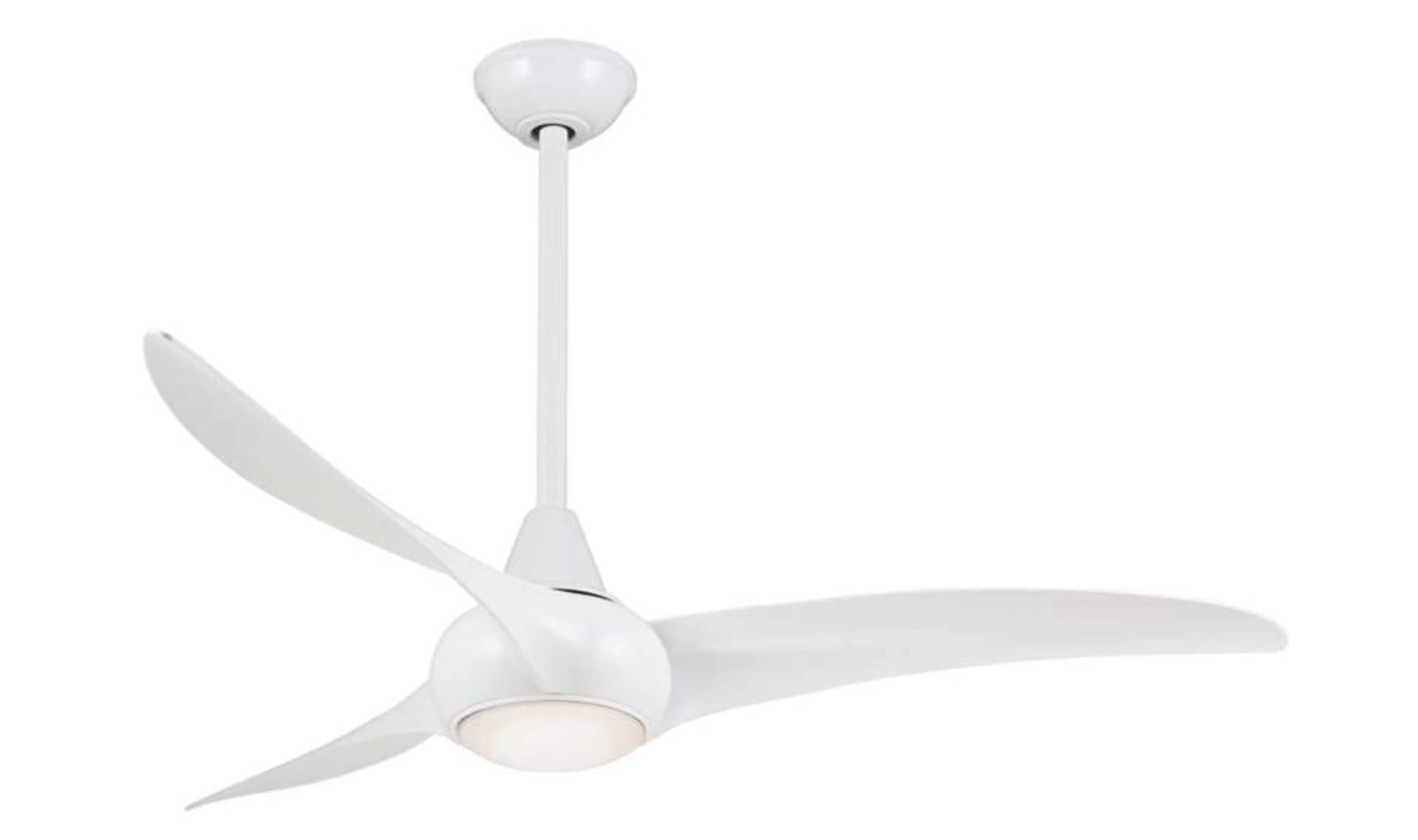 52" Minka Aire Light Wave White LED Ceiling Fan - Image 0