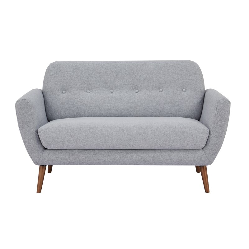 Cutshall 58" Rolled Arms Loveseat - Image 0