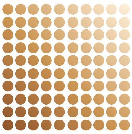 Polka Dot Wall Decal - copper - Image 0