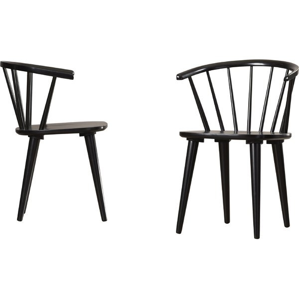Alberta Side Chair - Black (Set of Two) - Image 1