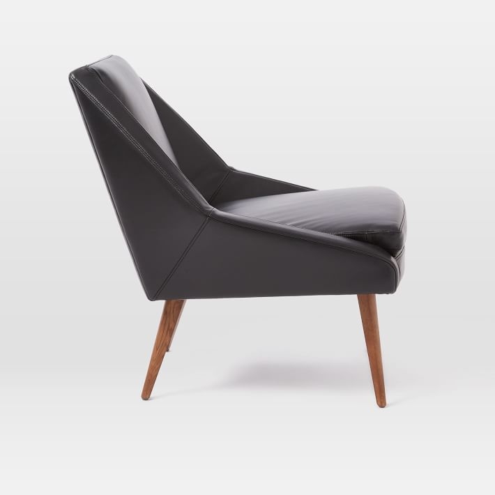 Parker Chair, Leather, Saddle - Image 1