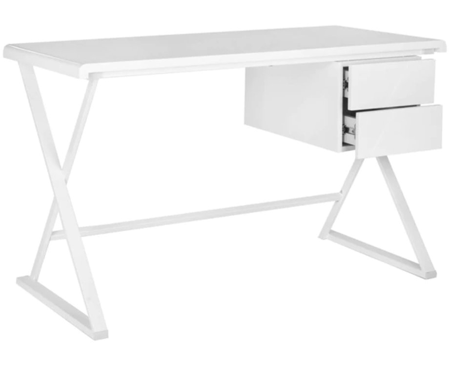 Watkins Desk - White - Safavieh - Image 1