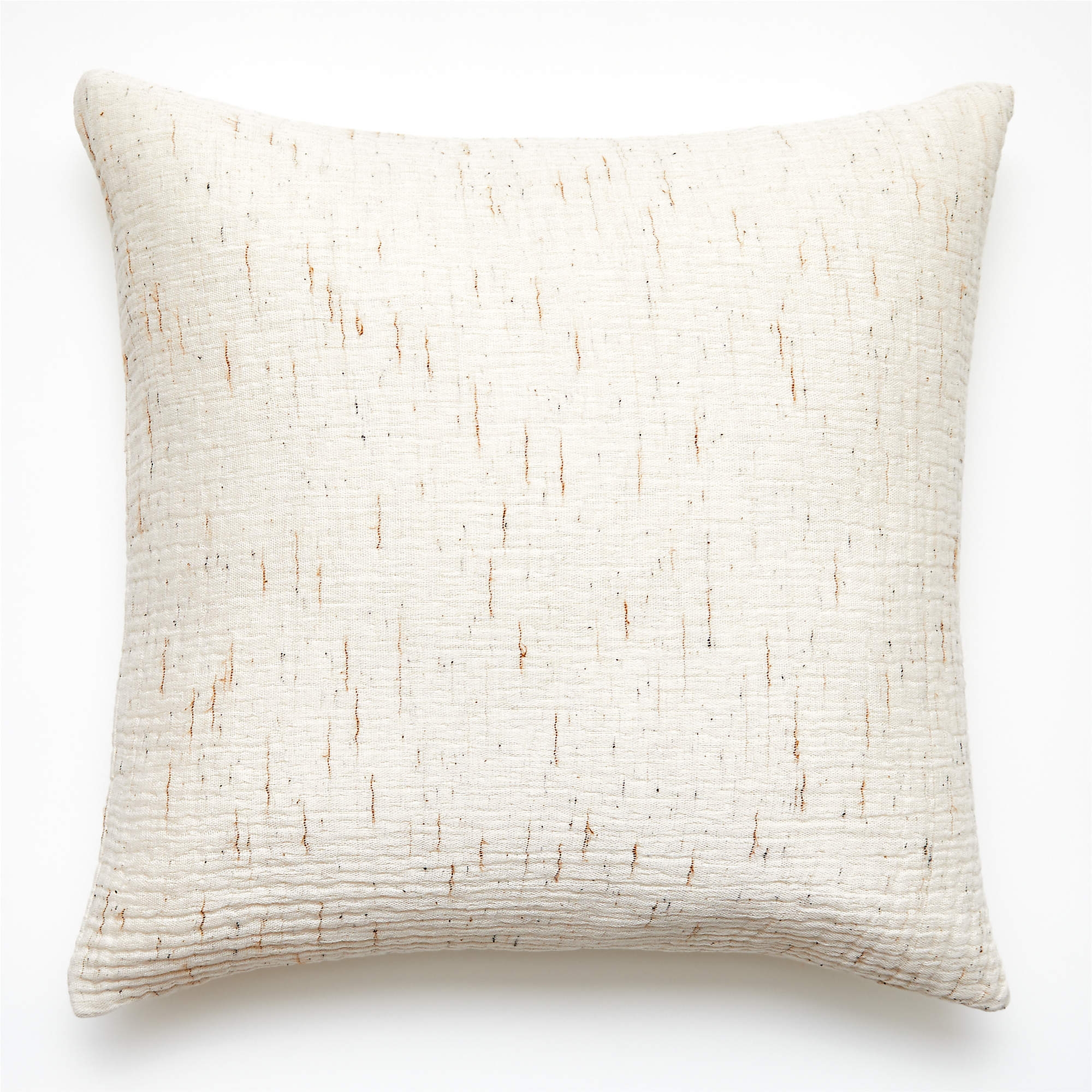 Nett Ivory Pillow with Feather-Down Insert, 23" x 23" - Image 0