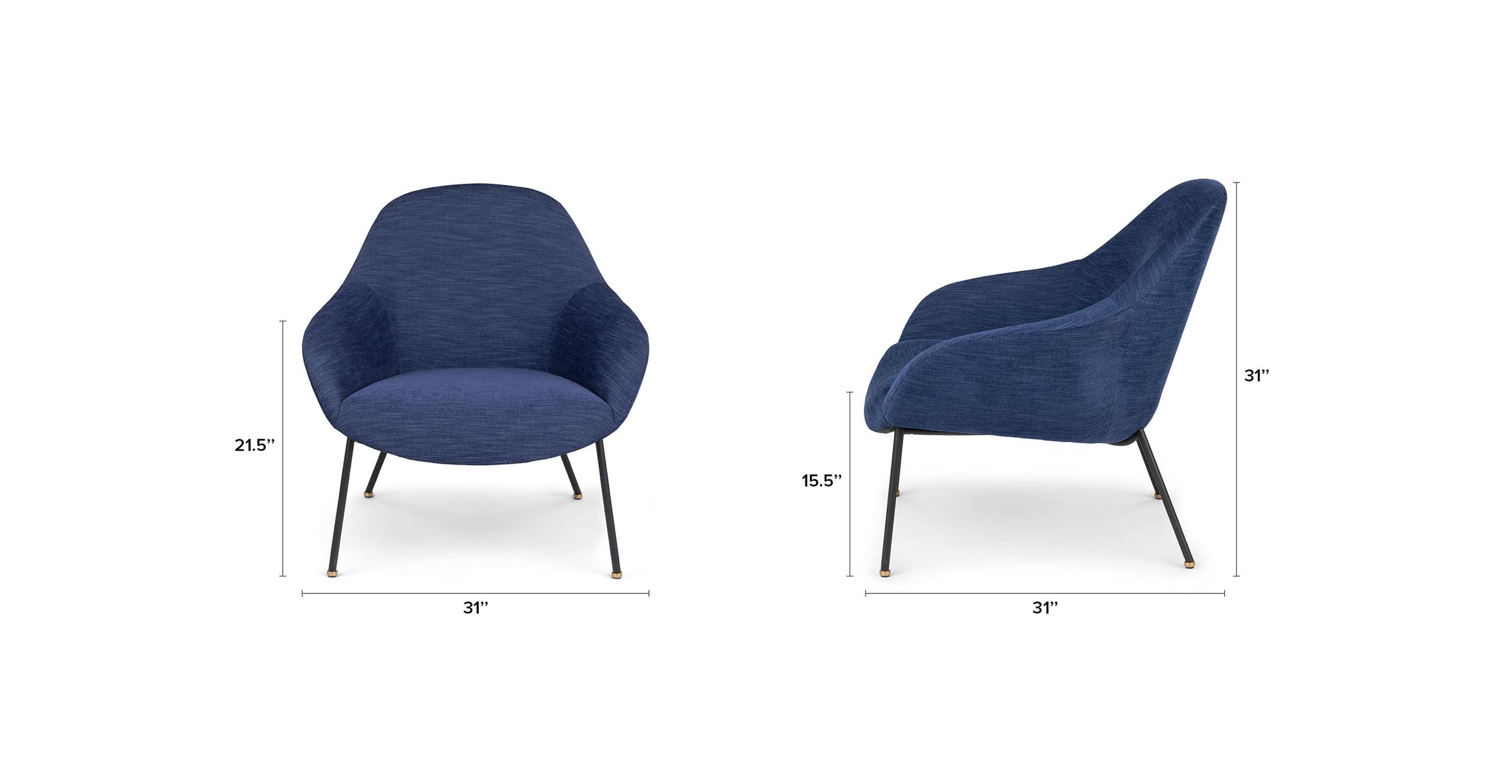 Savary Chair Lapis Blue - Image 7