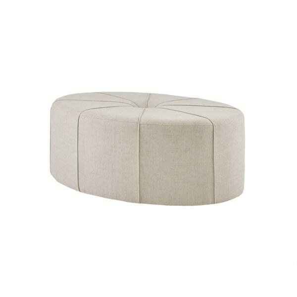 Telly Oval Tufted Cocktail Ottoman - Image 2