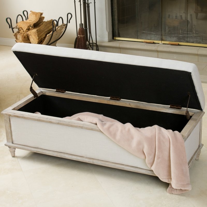 Pennie Upholstered Storage Bench - Image 1