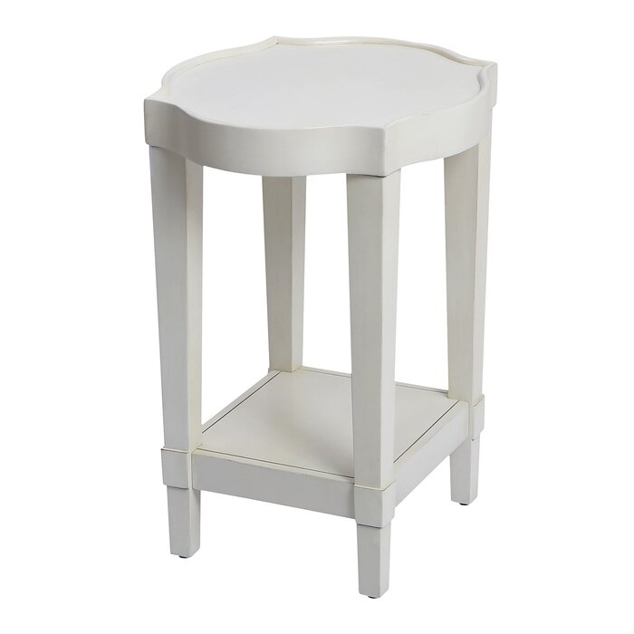 Hickey White Side Table - Image 1