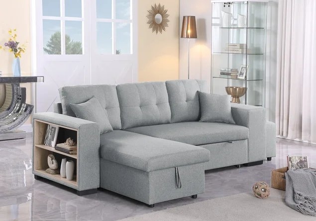 Sectional Sleeper Sofa With Storage - Image 4