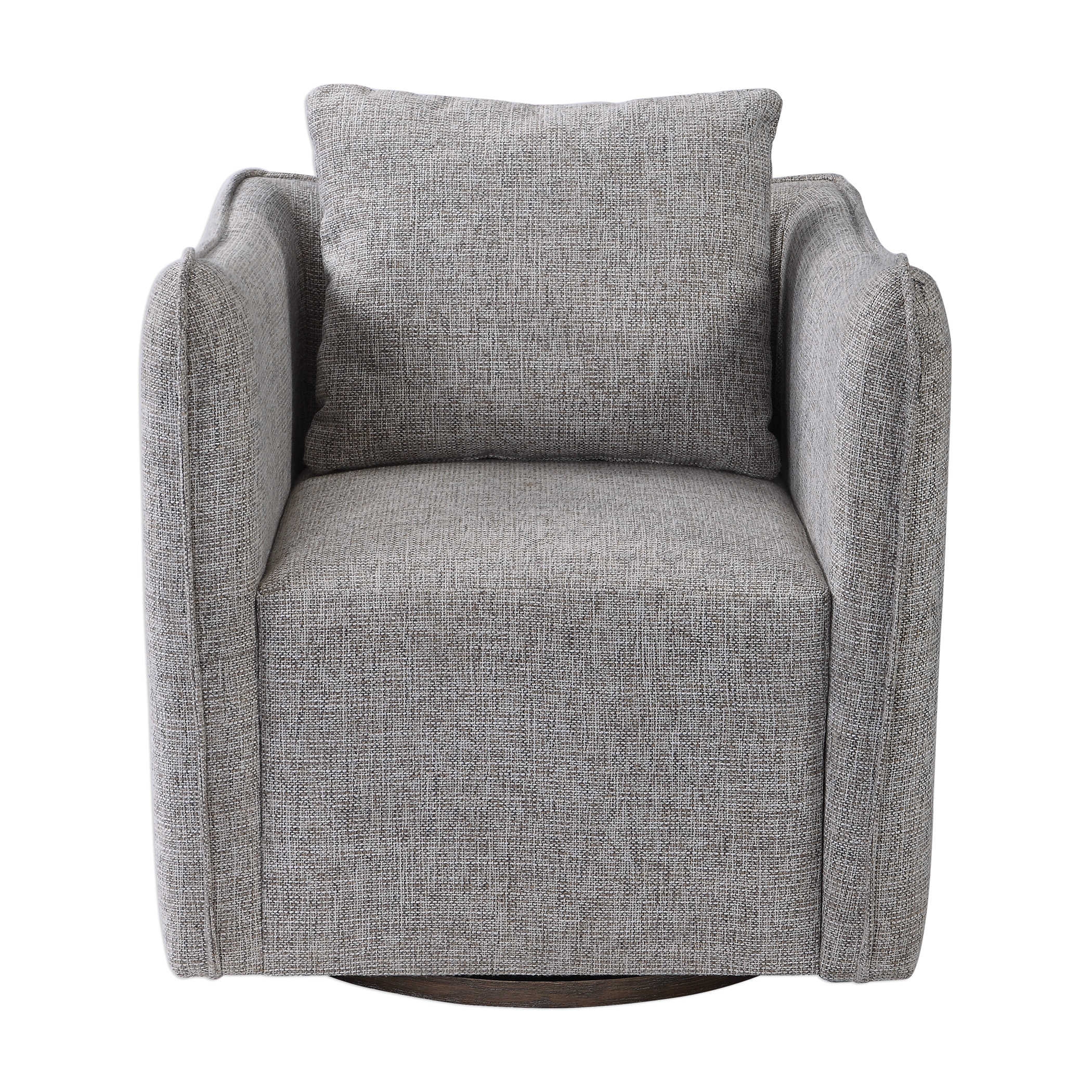 Corben Gray Swivel Chair - Image 0