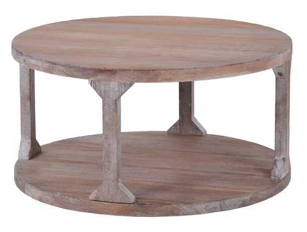 Matt Floor Shelf Coffee Table with Storage - Image 0