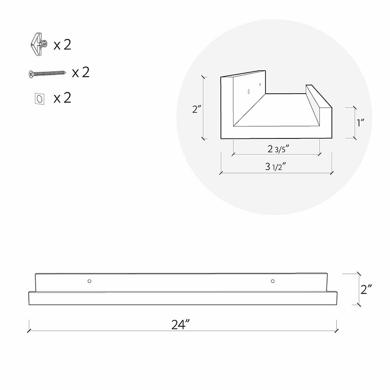 Milner Wall Shelf - 24" - Image 2