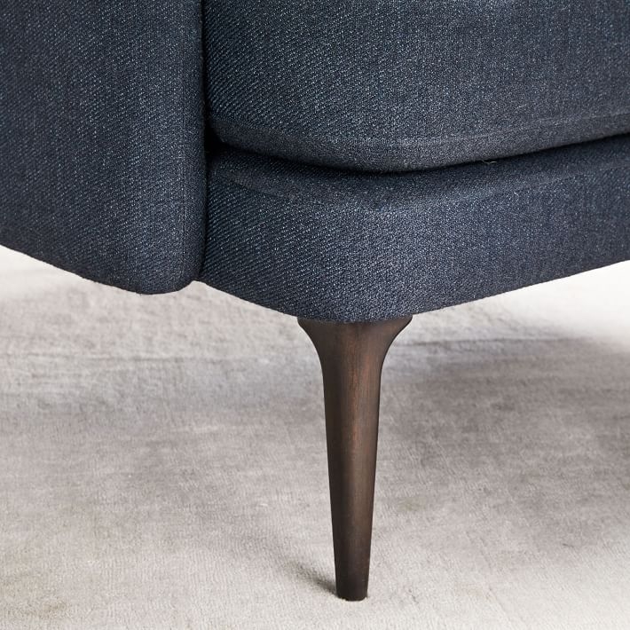 Auburn Chair, Twill, Black Indigo - Image 3