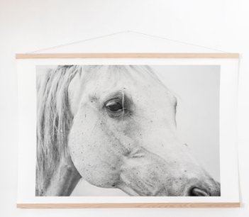 Horse Eye Art Print plus Hanger- 40x60 - Image 0