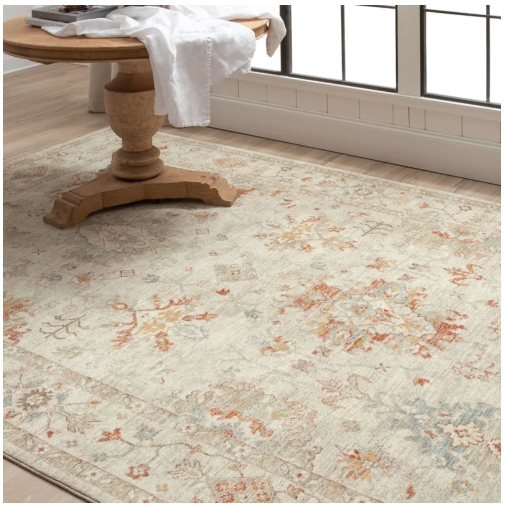 "Karastan Tunceli Cream Area Rug" - Image 3