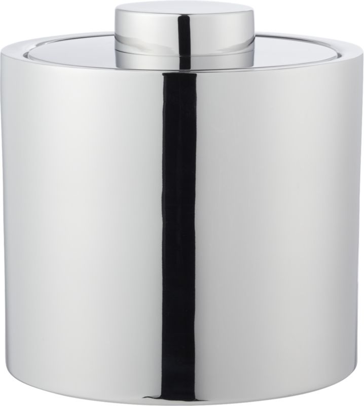 Column Stainless Steel Ice Bucket with Lid - Image 2