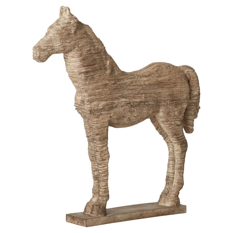 Wesley Horse Table Decor Statue - Image 0