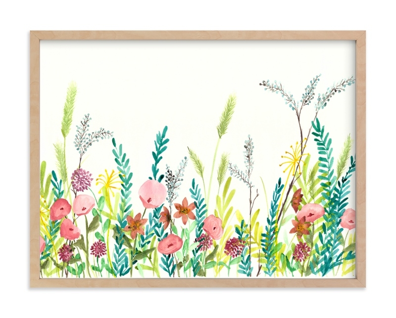 Wildflower And Free Limited Edition Children's Art Print - Image 0