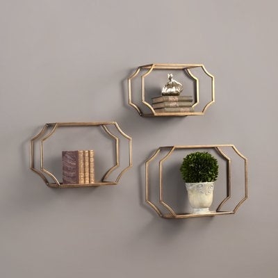 3 Piece Wall Glass Shelf Set - Image 0