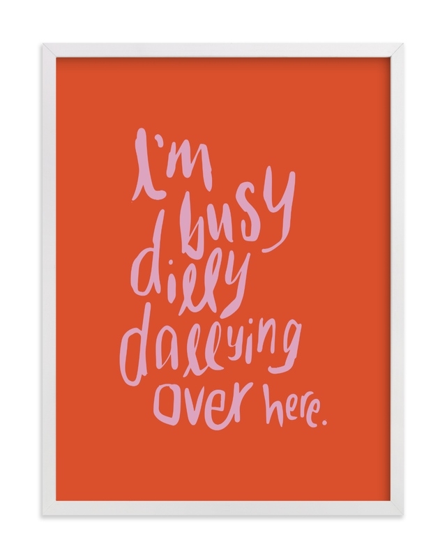 Dillydally All Day Limited Edition Children's Art Print - Image 0