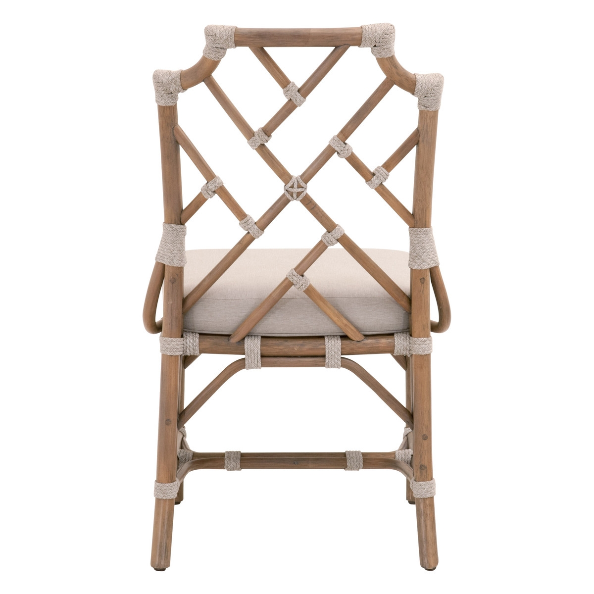 Bayview Dining Chair, Taupe & White, Set of 2 - Image 4
