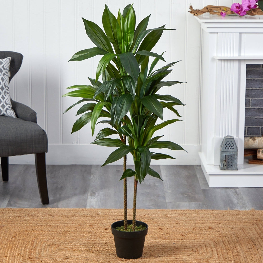 Real Touch Dracaena Silk Plant, 48" - Image 2