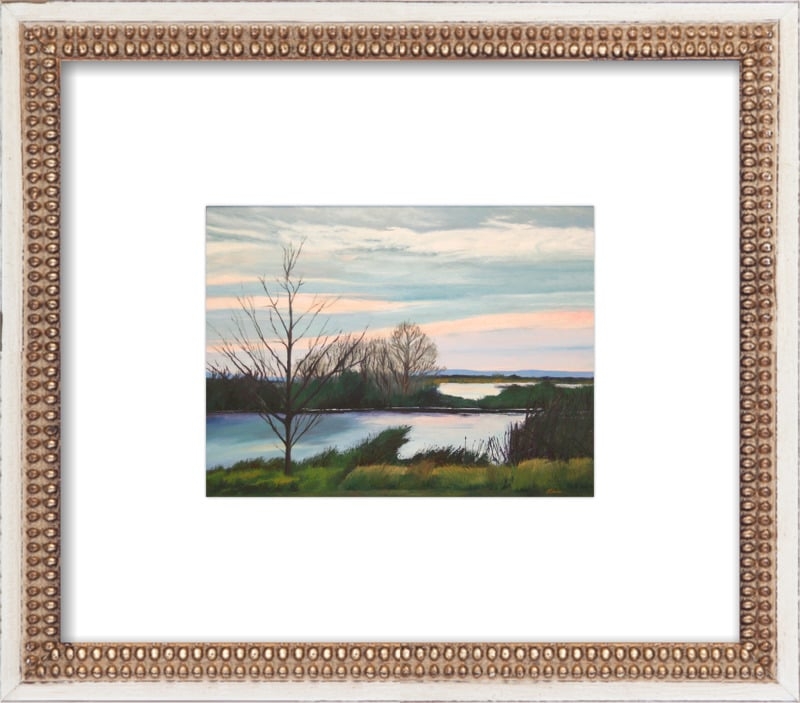 Skies Reflect - 10" x 8"  (16x14") final framed size - Image 0