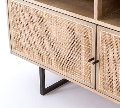 Dolores Cane Media Console, Natural - Image 2
