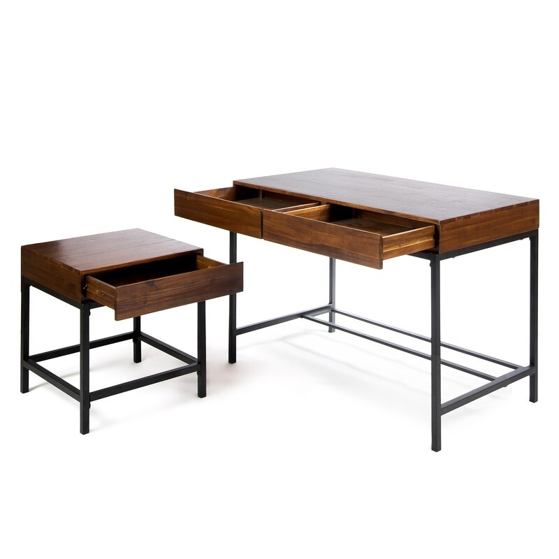 Noe Solid Wood Desk and Table - Image 1