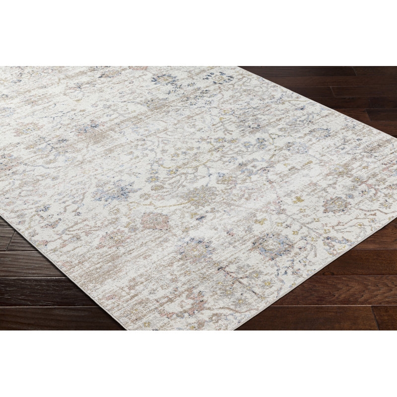 Benfield Beige Machine Washable Area Rug - Image 1