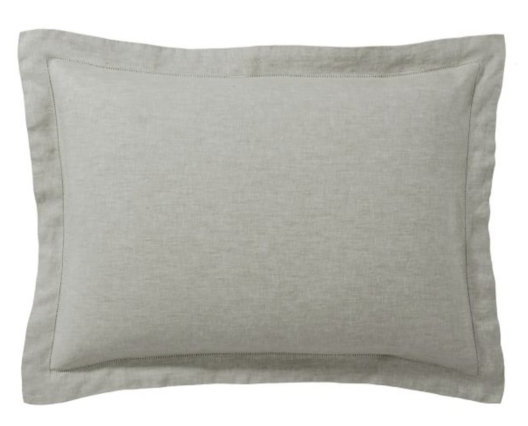 Eucalyptus Belgian Flax Linen Sham, Standard - Image 6