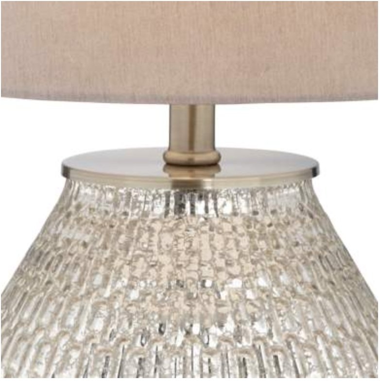 Zax 19 1/2" High Mercury Glass Accent Table Lamp Set of 2 - Style # 57R61 - Image 2