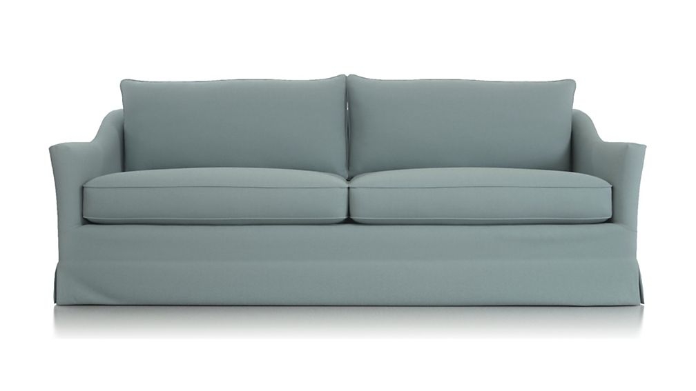 Keely Slipcovered Sofa, Newport Cloud - Image 0
