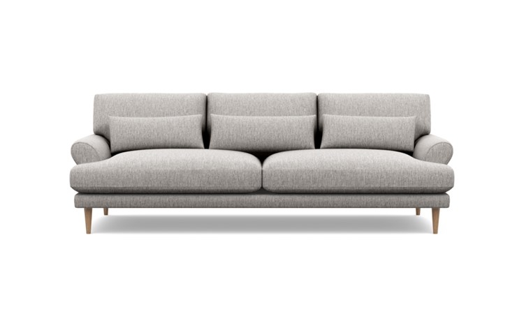 Maxwell Sofa with Earth Fabric and Natural Oak legs - Image 0