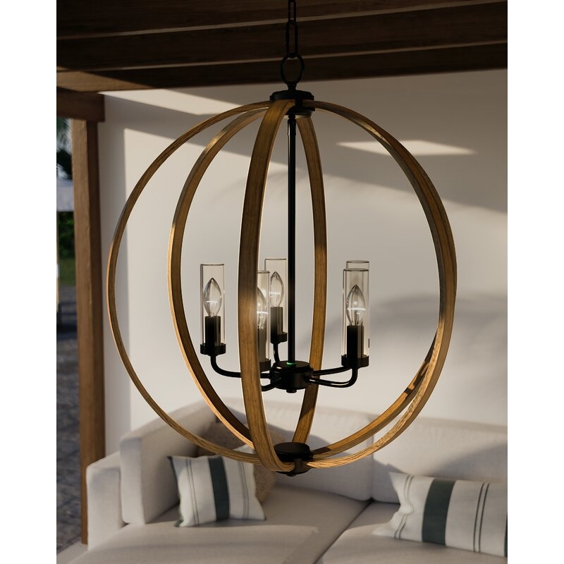 Brady 5-Light Outdoor Chandelier - Image 1