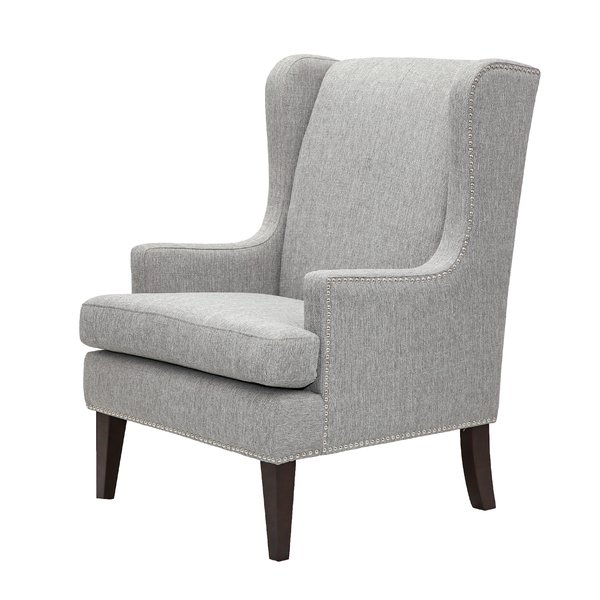 Barrett Wingback Chair / Gray - Image 0