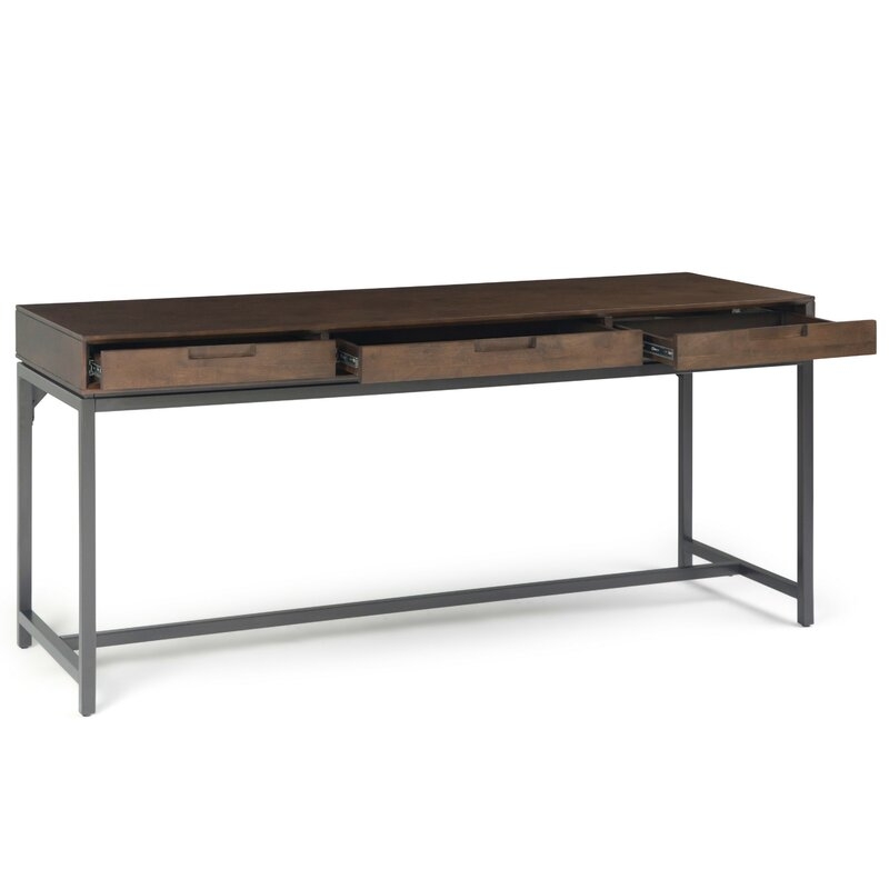 Bak Wide Solid Wood Desk - Image 2