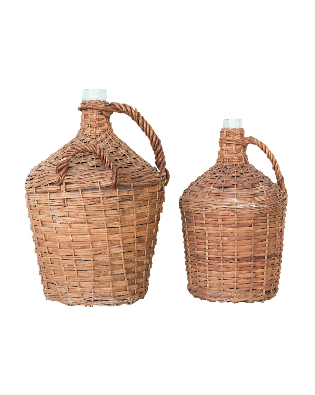 WICKER DEMIJOHN BOTTLE - LARGE - Image 2