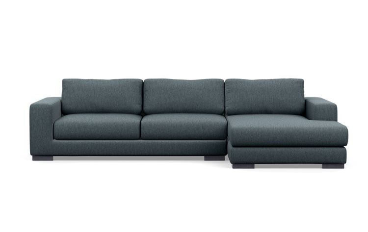 Henry Sectional Sofa with Right Chaise - 110" - Rain - Image 0