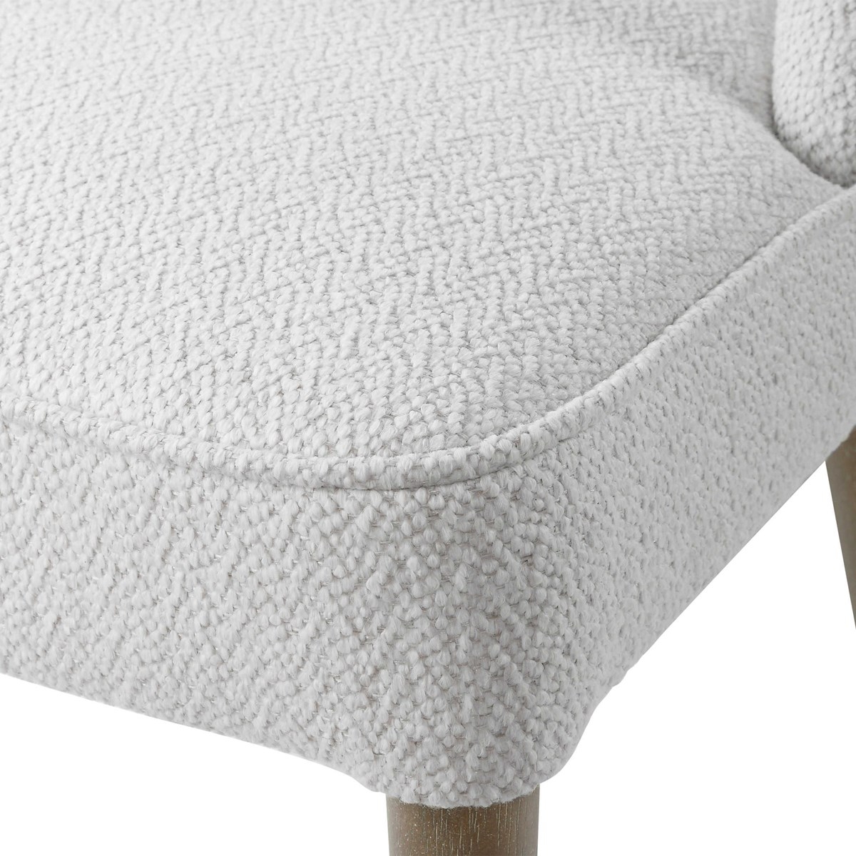 Brie Armless Chair, White, Set Of 2 - Image 5