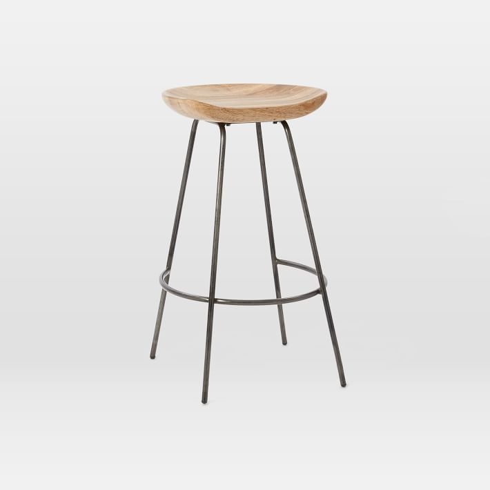 Alden Bar + Counter Stools - Steel set of 2 - Image 0