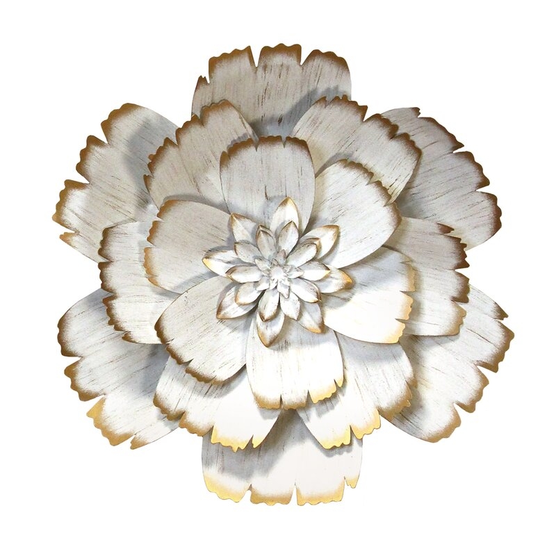 Metal Flower Wall Décor - Image 1