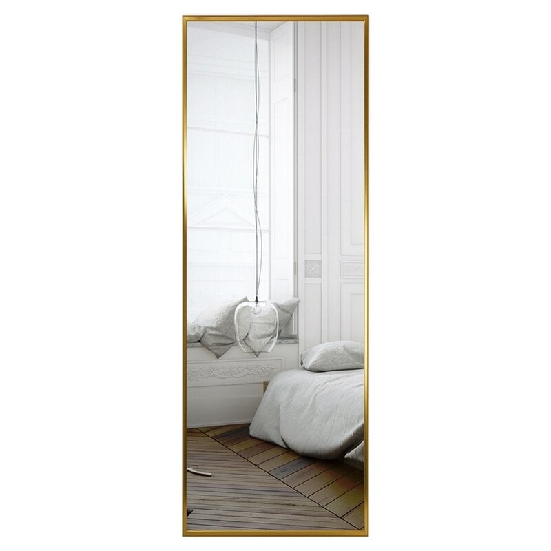 Modern & Contemporary Full Length Mirror- Gold - Image 0