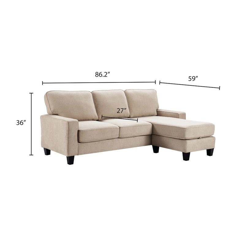 Palisades Reversible Sectional with Ottoman - Image 2