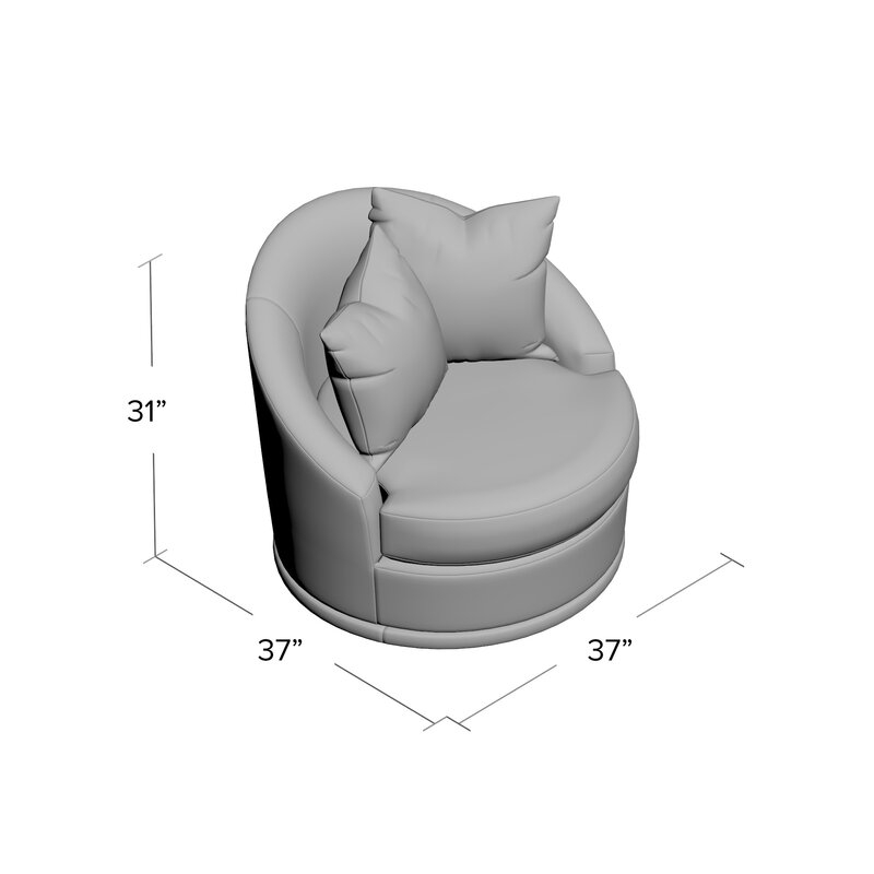 Alanna Swivel Barrel Chair - Image 1