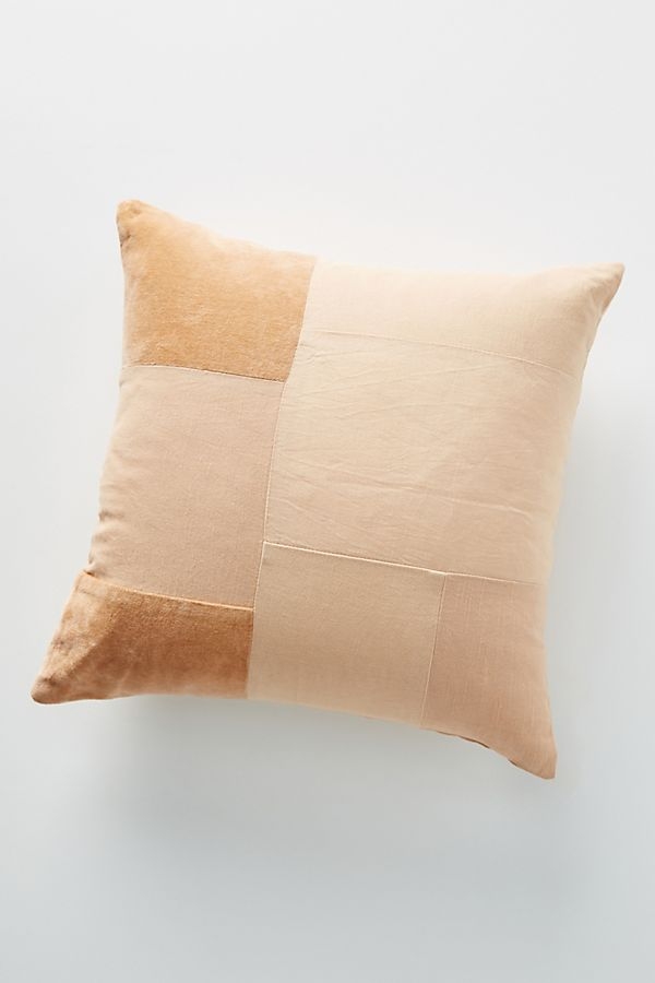 Flower-Dyed Patchworked Pillow - Image 0