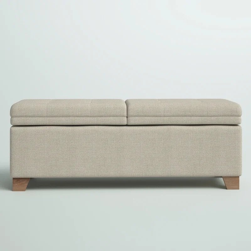 Nixon Upholstered Flip Top Storage Bench - Image 0