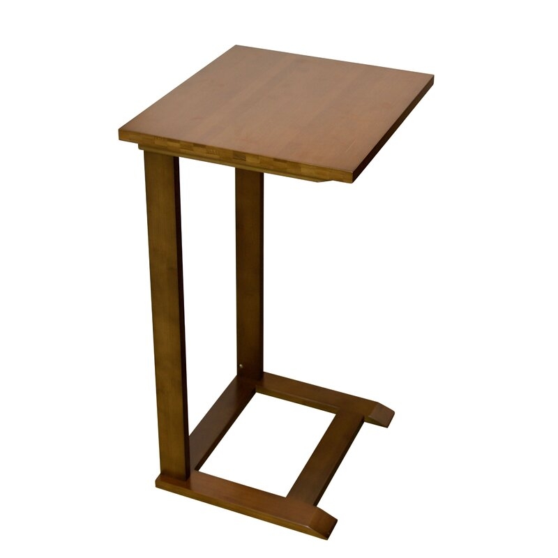 Boileau Solid Wood C Table End Table / Dark Brown - Image 0