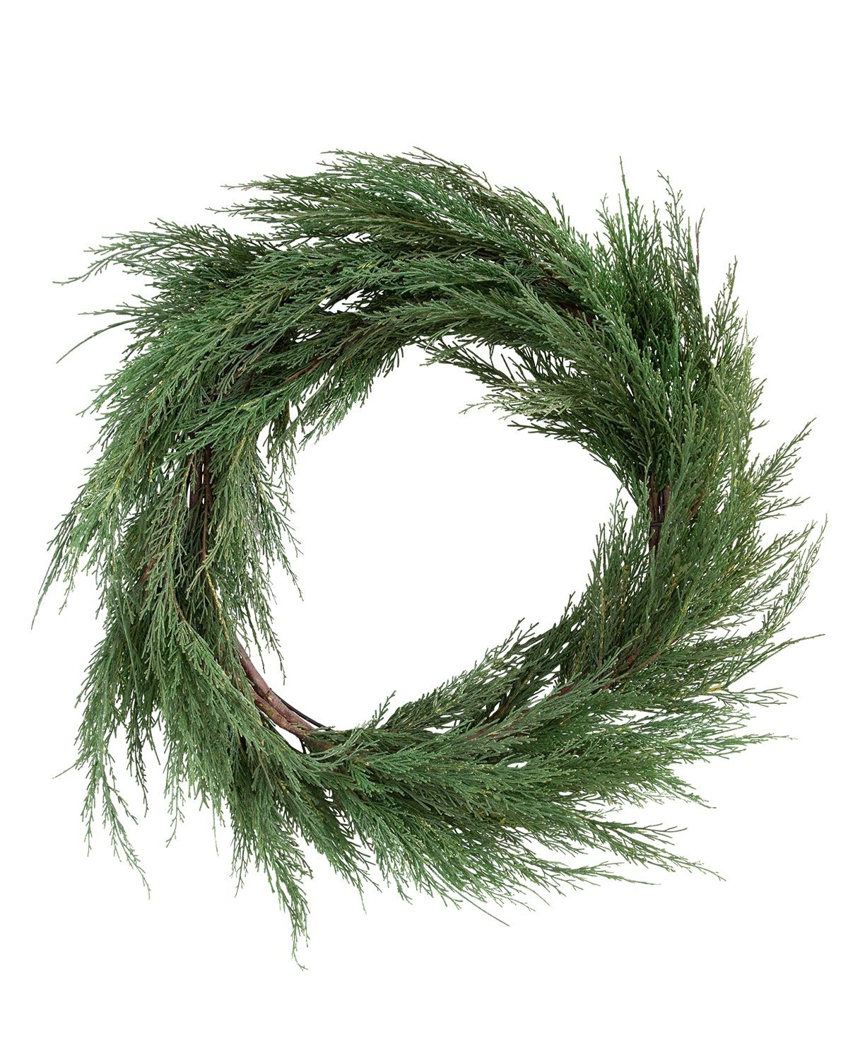 FAUX NATIVE CEDAR WREATH - Image 0