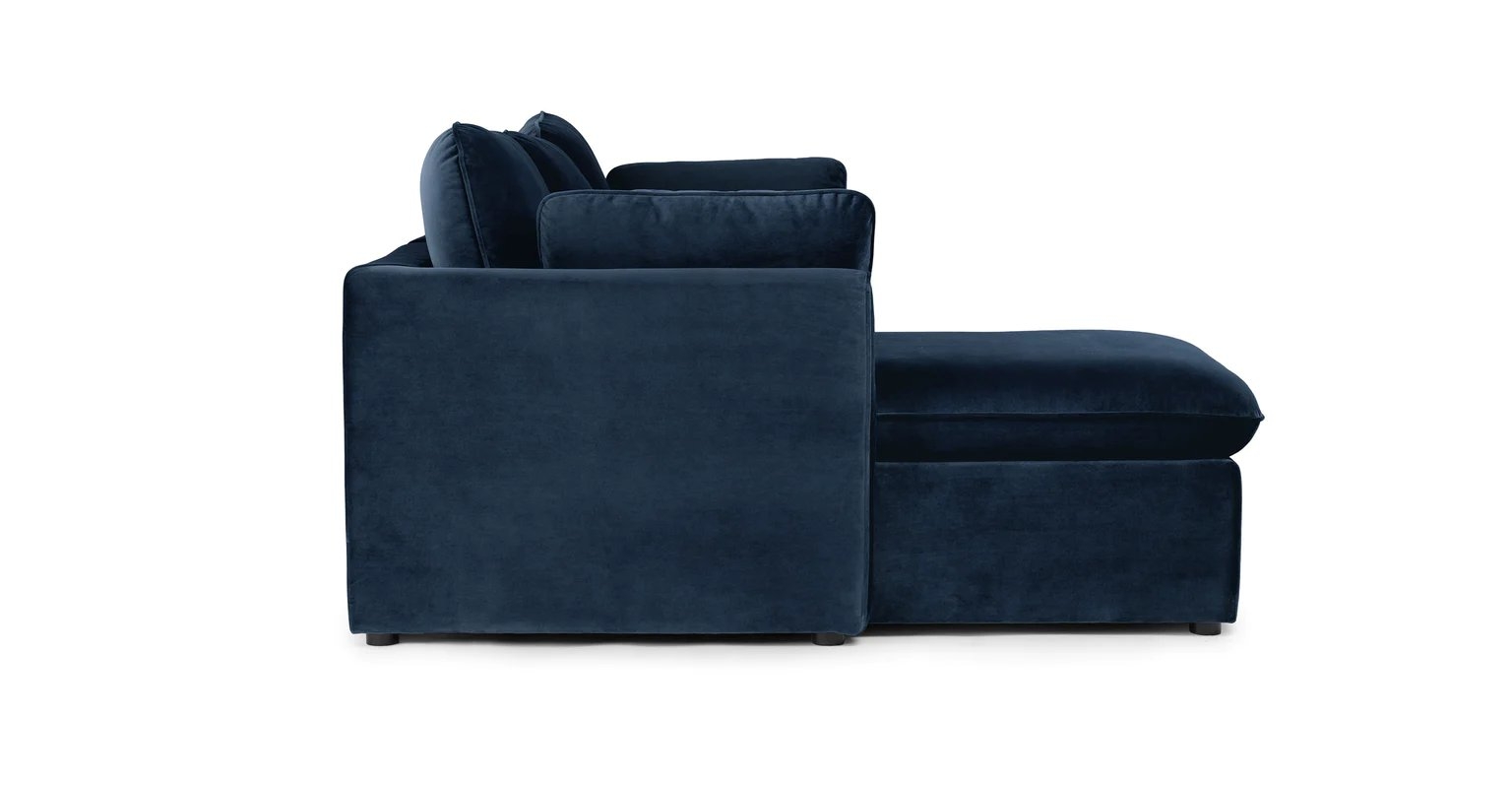 Oneira Tidal Blue Left Sofa Bed - Image 2