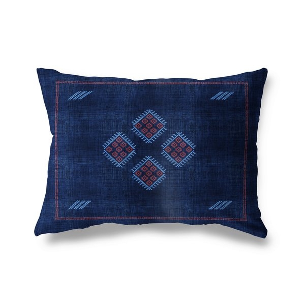 Stellan Kilim Cotton Lumbar Pillow - Image 1